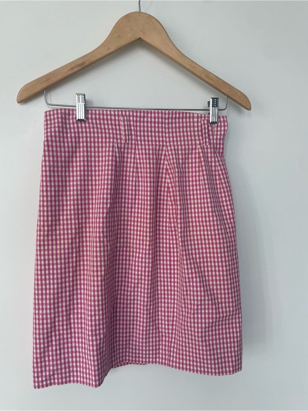 Pink Gingham skirt